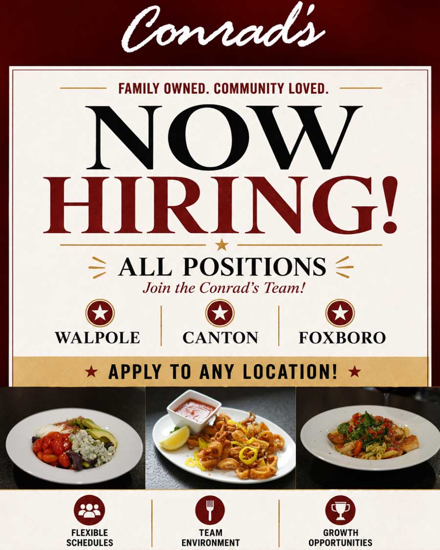 Conrads is now hiring in multiple locations
